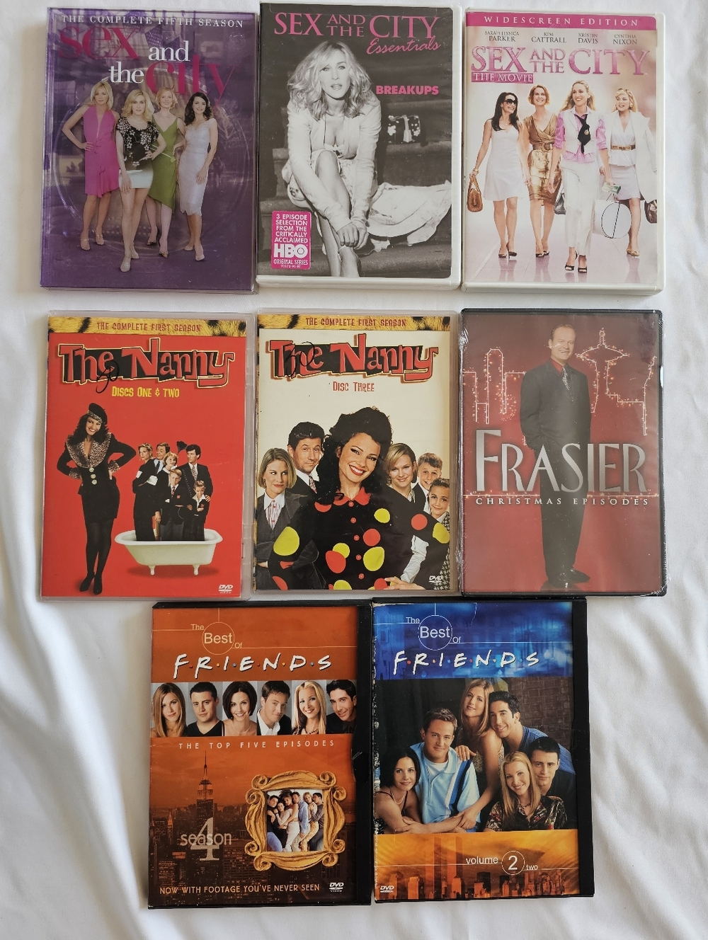 Dvd Bundle of 8 Television Series Collection 90's Y2K